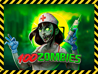 100 Zombies slot poster