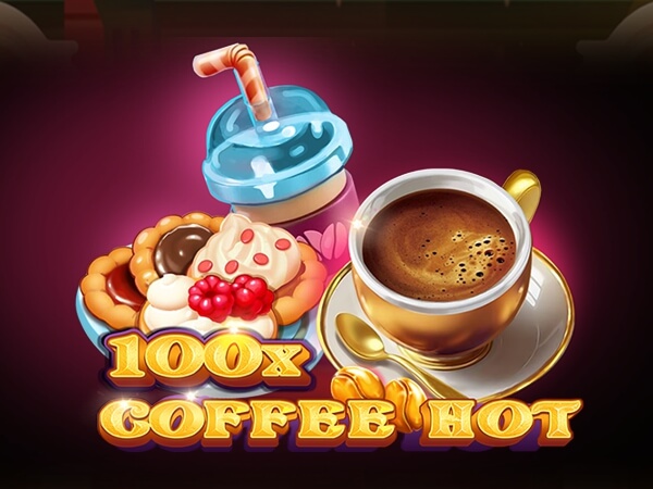 100x Coffee Hot slot poster